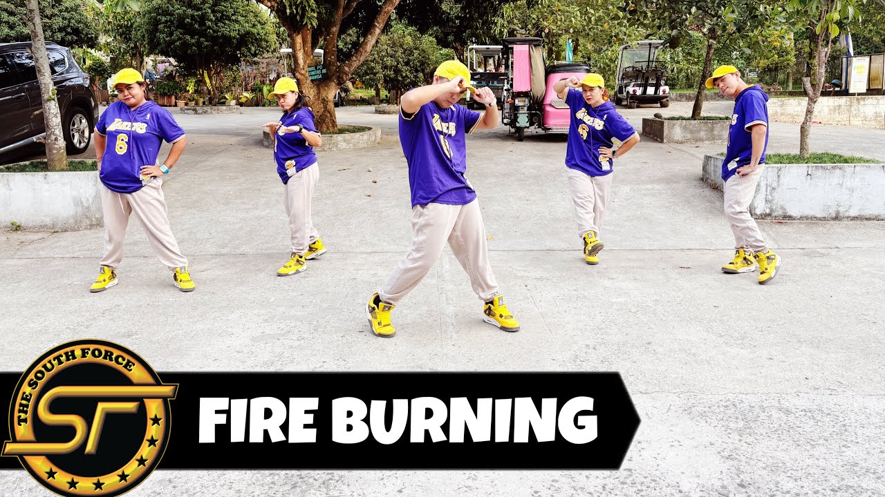 FIRE BURNING ( Dj St. Mark Remix ) - Dance Trends | Dance Fitness | The South Force