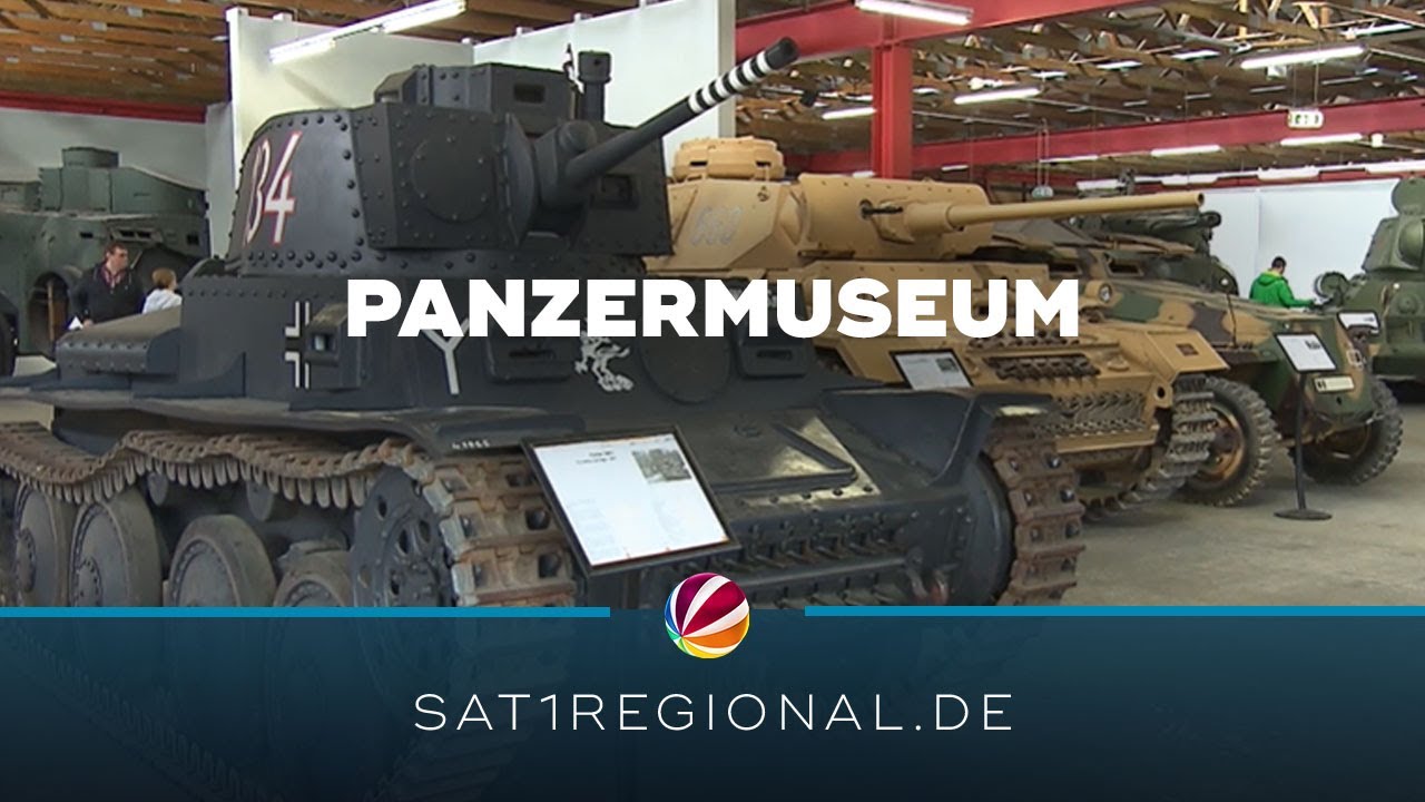 Panzermuseum in Munster zeigt schwere Geschütze