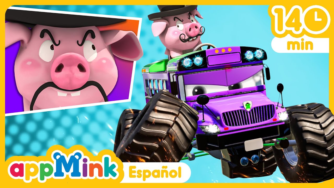 🏁🚗🏎️Carrera a la Meta: 🐹 Mink vs. Dr. Cerdo Malvado 🐷😈👨‍⚕️ #appminkespañol #nurseryrhymes