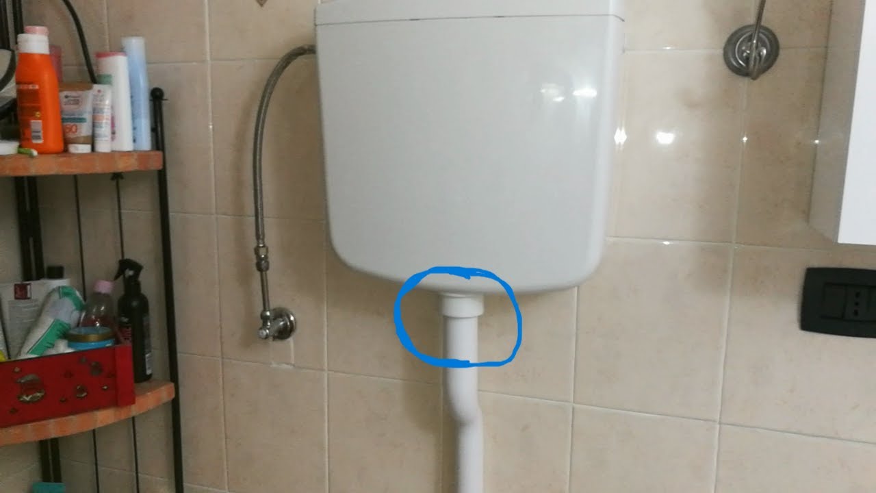 cambio guarnizione scarico wc