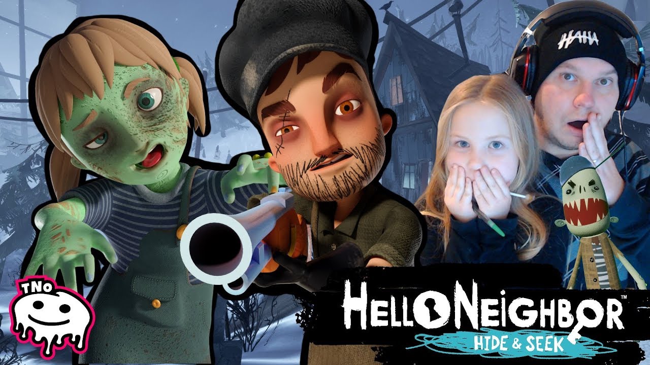 DĚTI JSOU ZOMB&Iacute;CI A SOUSED JE SMUTN&Yacute; - Hello Neighbor Hide and Seek | Tat&iacute;nek a Barunka CZ