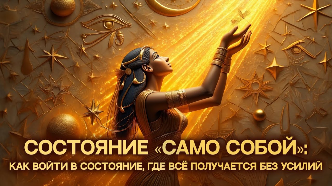 СОСТОЯНИЕ «ВСЁ САМО»: Как получать деньги и желаемое без борьбы? Секрет жизни в Потоке