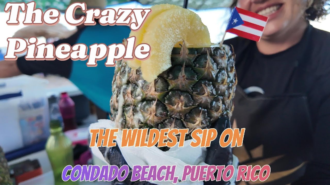 Puerto Rico Nightlife Vibes at Condado Beach 🍍🔥 (Crazy Pineapple Walk) | Real Sound Walking Tour🍍🔥