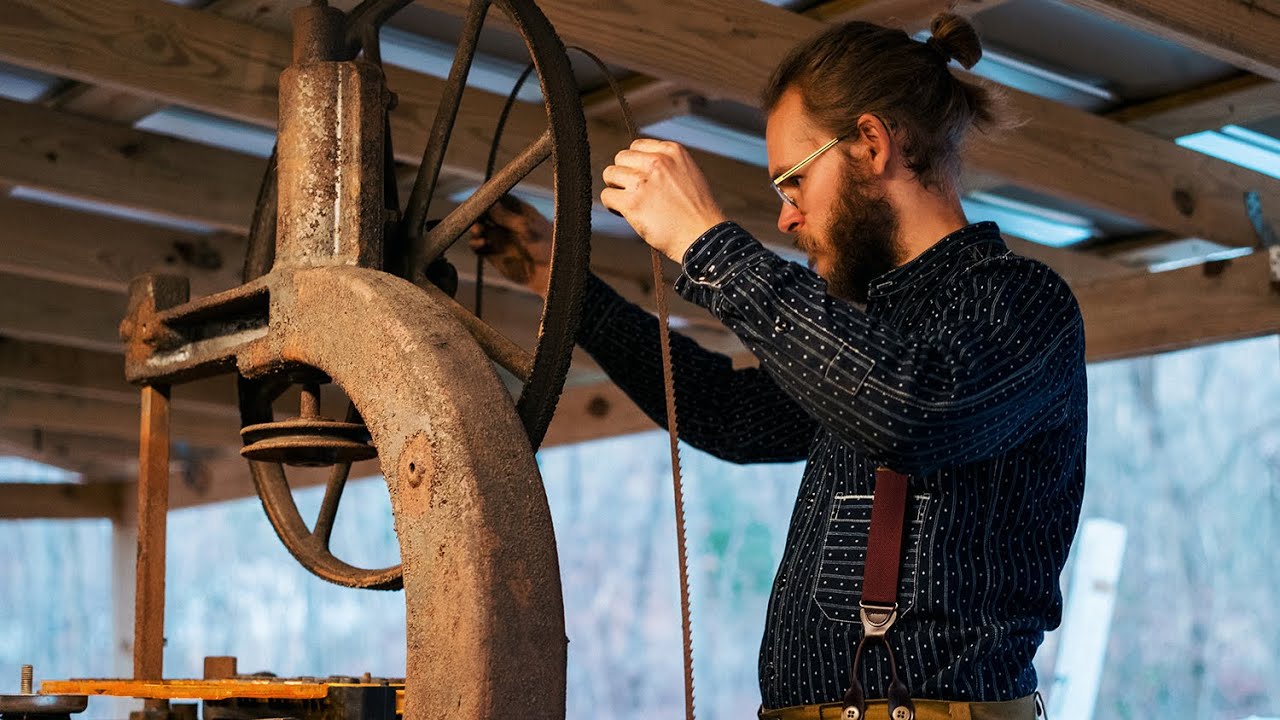 Antique bandsaw restoration EXTENDED EDIT