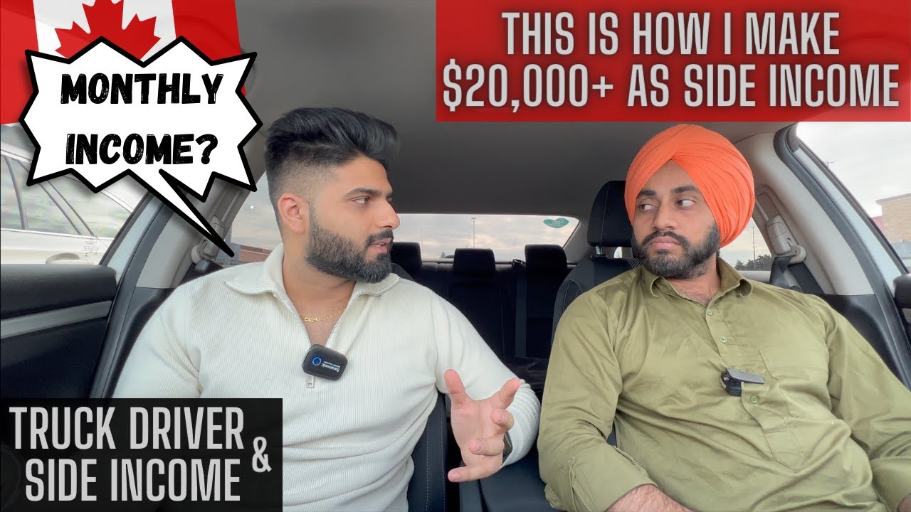 How He Make $20,000+ Monthly as Side Income in Canada | Truck Driver Salary & Side Business