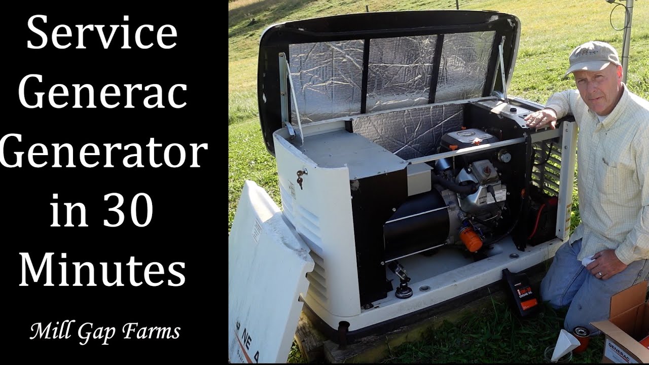 Service Generac 17KW Whole House Generator in 30 Minutes