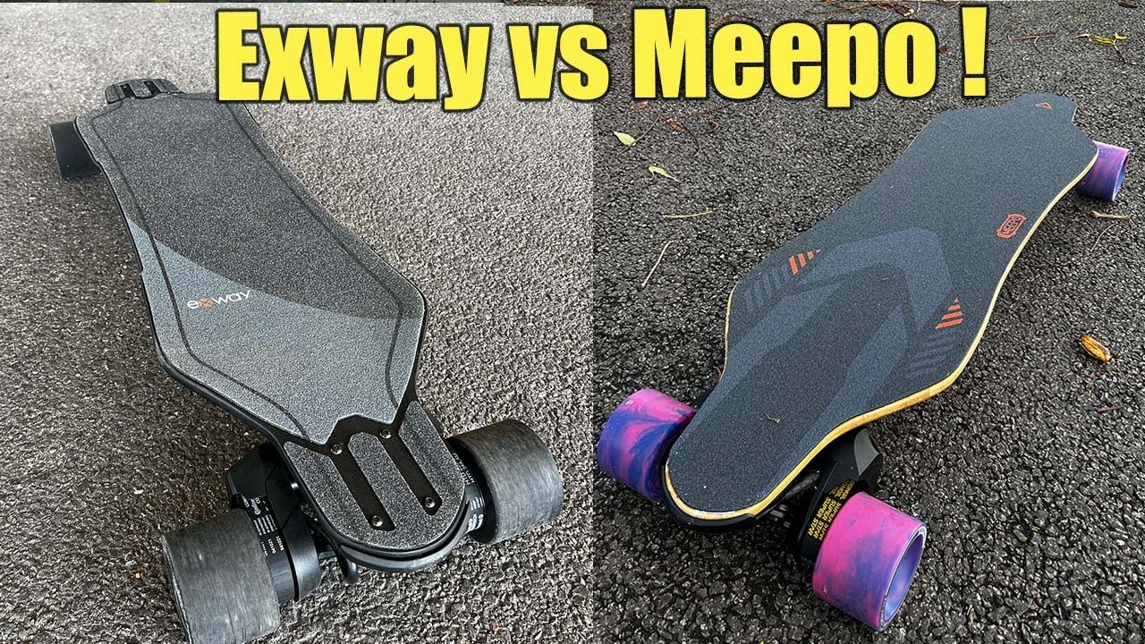 Meepo Voyager vs Exway Flex pro electric skateboard review - Which board is better ?