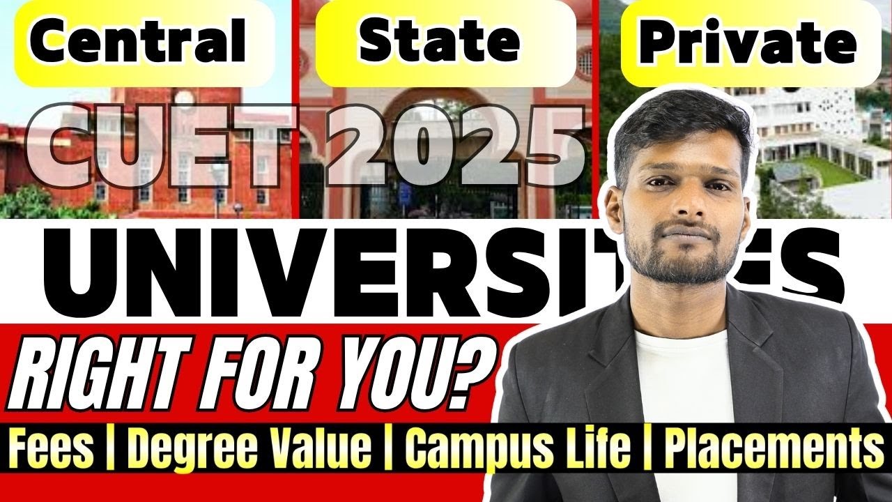 Central vs State vs Private Universities 💥 Which One Is BEST for You?