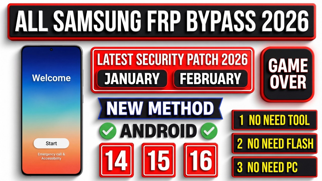 🔓 How To Bypass FRP on Any Samsung Phone (Android 14/15/16) | Latest Patch 2026 | No PC