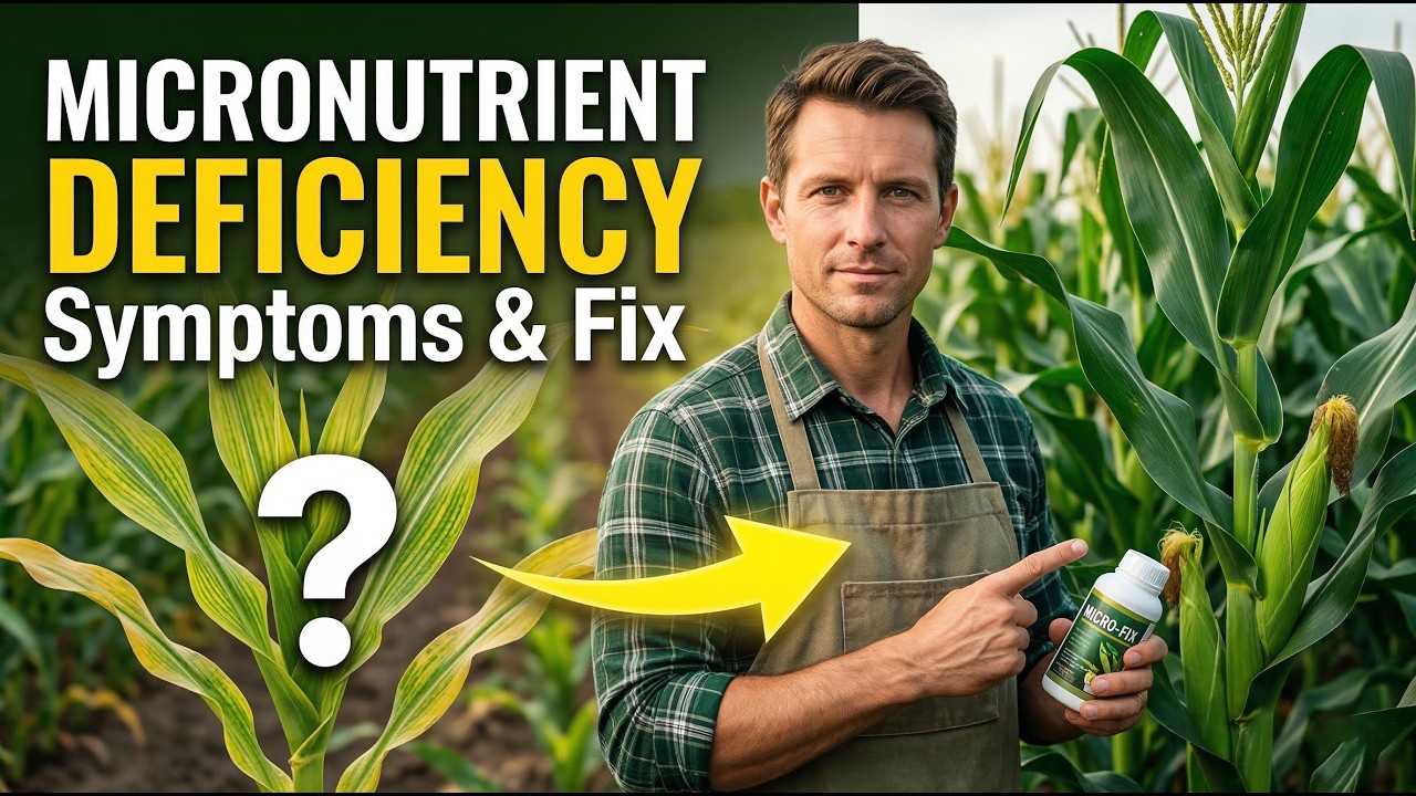 Micronutrient Deficiency in Crops Symptoms & Fix