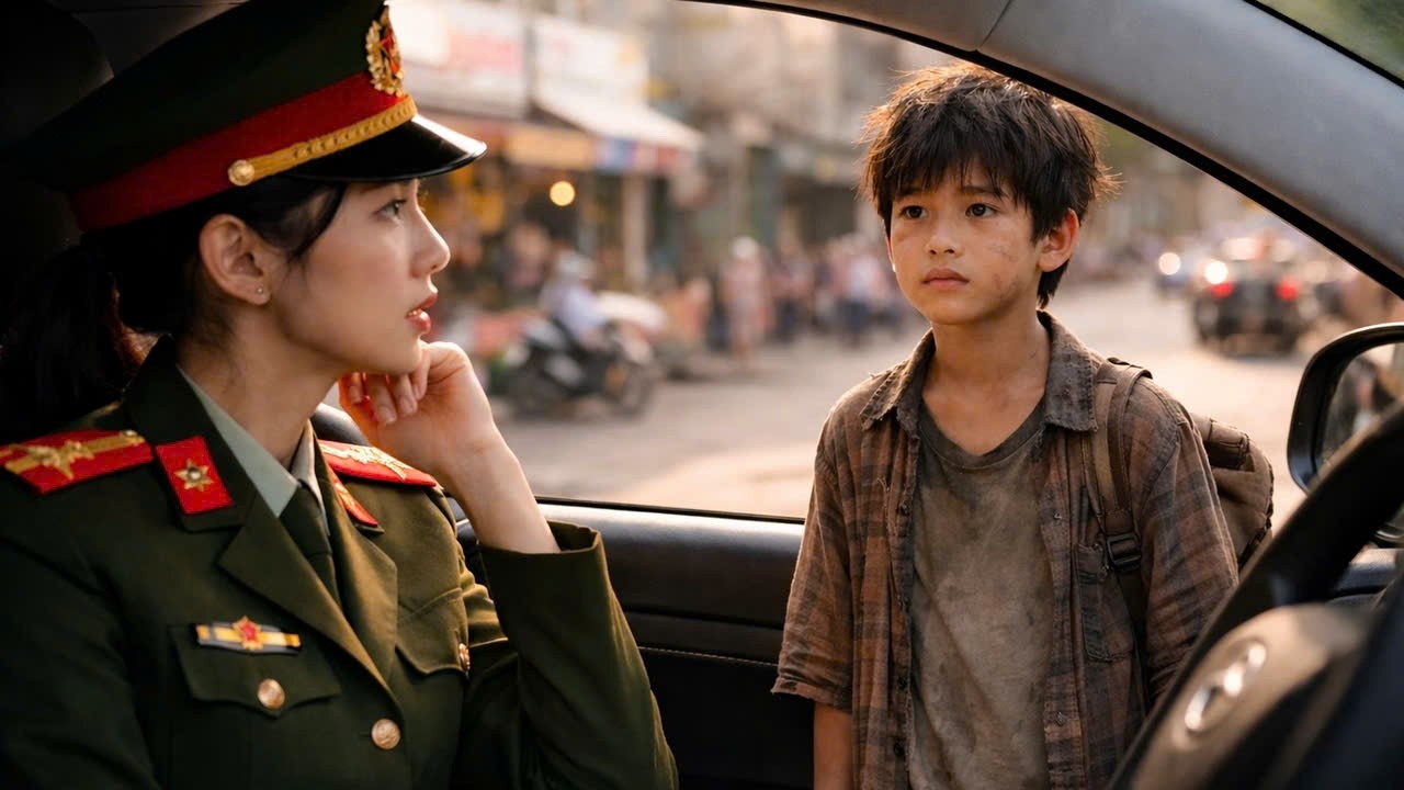 Dừng Xe Cho Tiền Cậu Bé Ăn Mày, Nữ Thiếu Tá Ngã Quỵ Khi Nhận Ra Con Trai Mất Tích 10 Năm