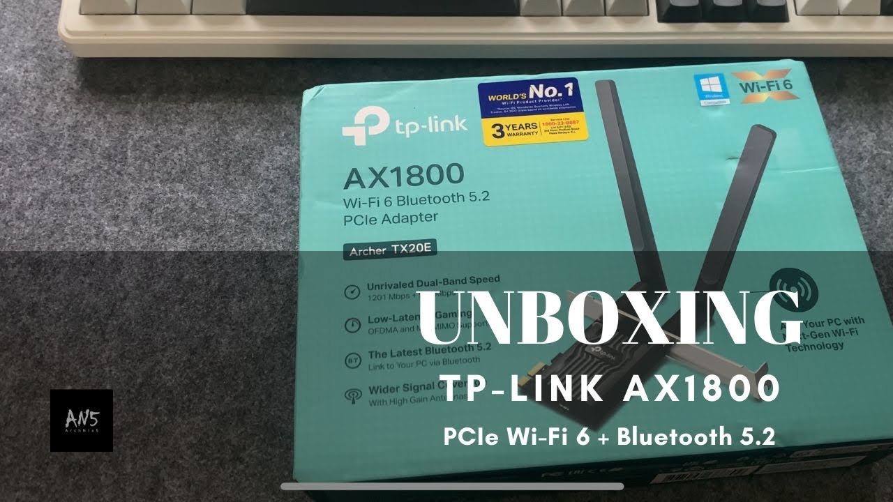 Unboxing & Installation | TP-Link AX1800 Wi-Fi 6 + Bluetooth 5.2 PCIe Adapter &ndash; Easy & Fast!