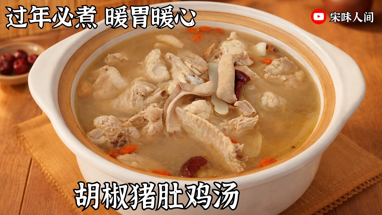 这道猪肚鸡汤不仅好喝又滋补 更是过年餐桌上少不了的暖心年菜