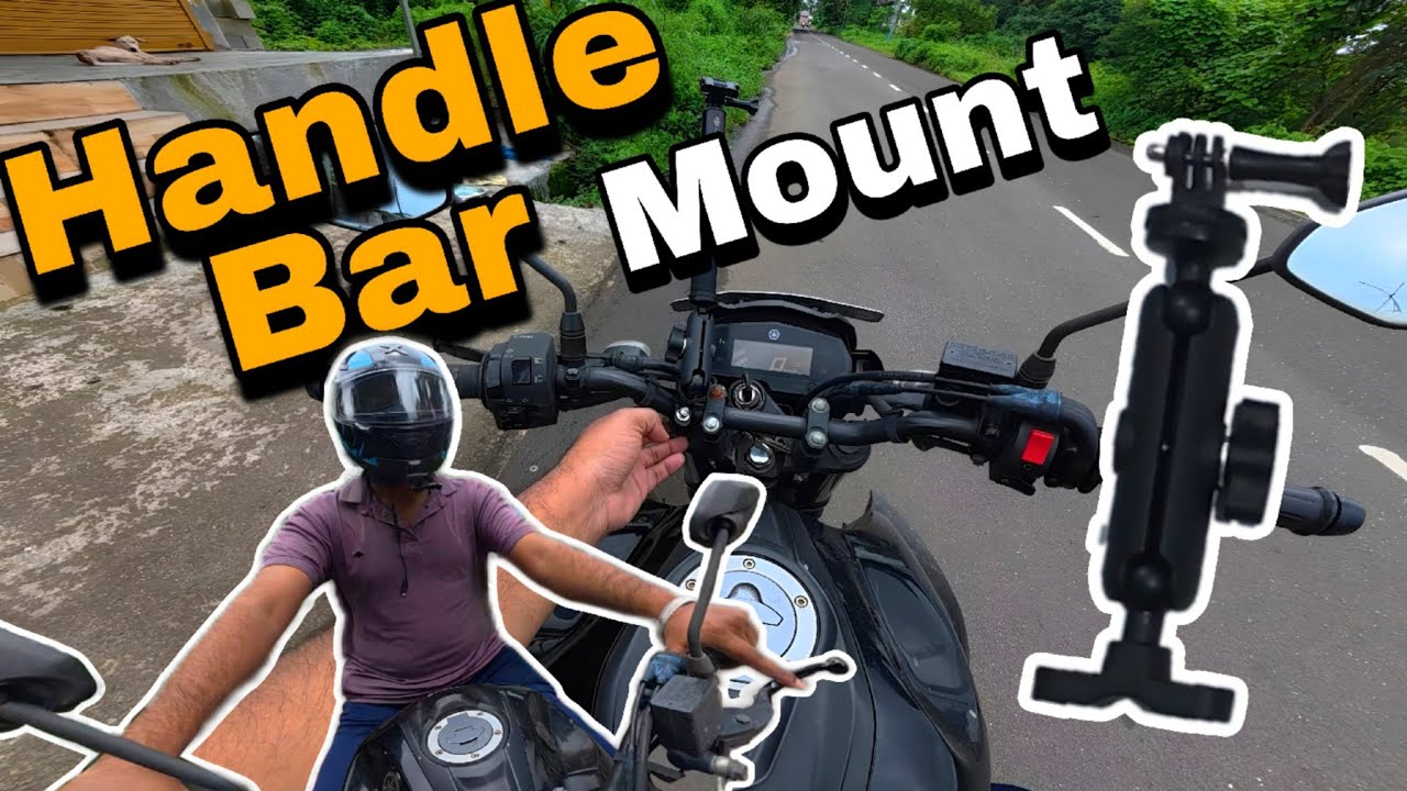 Action Camera Handlebar Mount Review | Moto POV Ride Test