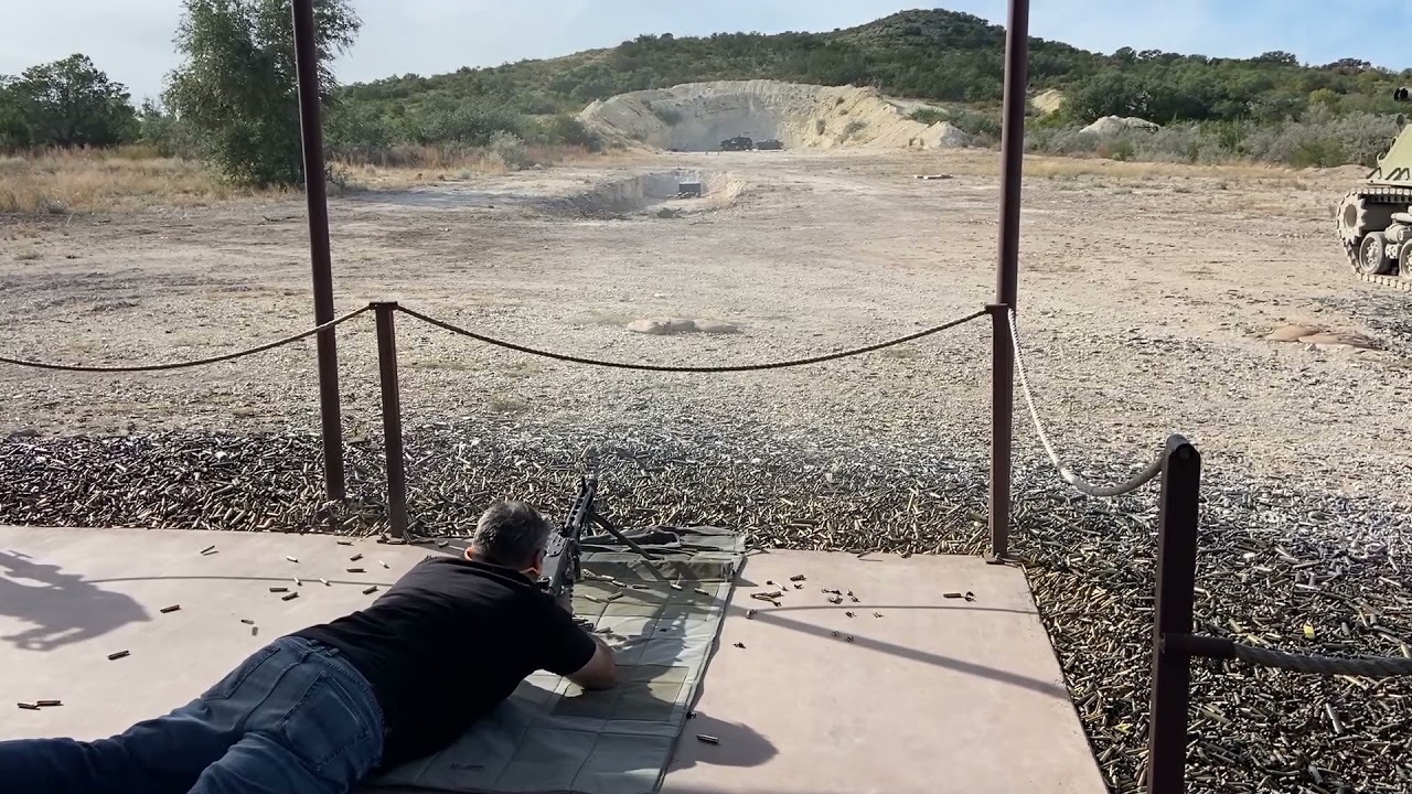 Firing MG42, Maschinengewehr 42,  know as 