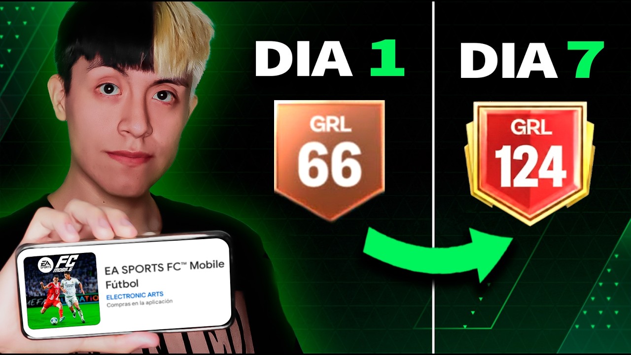 &iquest;Puedo conseguir 124 GRL en 1 SEMANA con una CUENTA NUEVA en FC Mobile? (sin meterle dinero🤑)