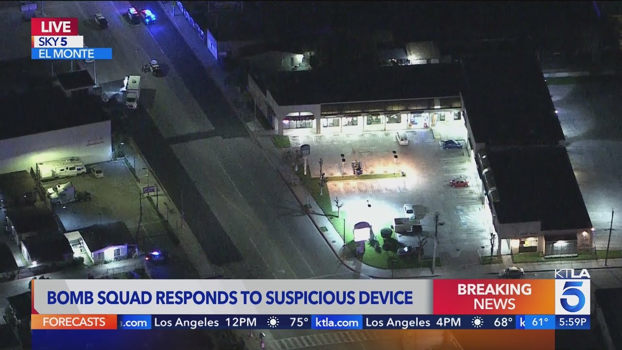 L.A. Sheriff's bomb squad responds to suspicious device