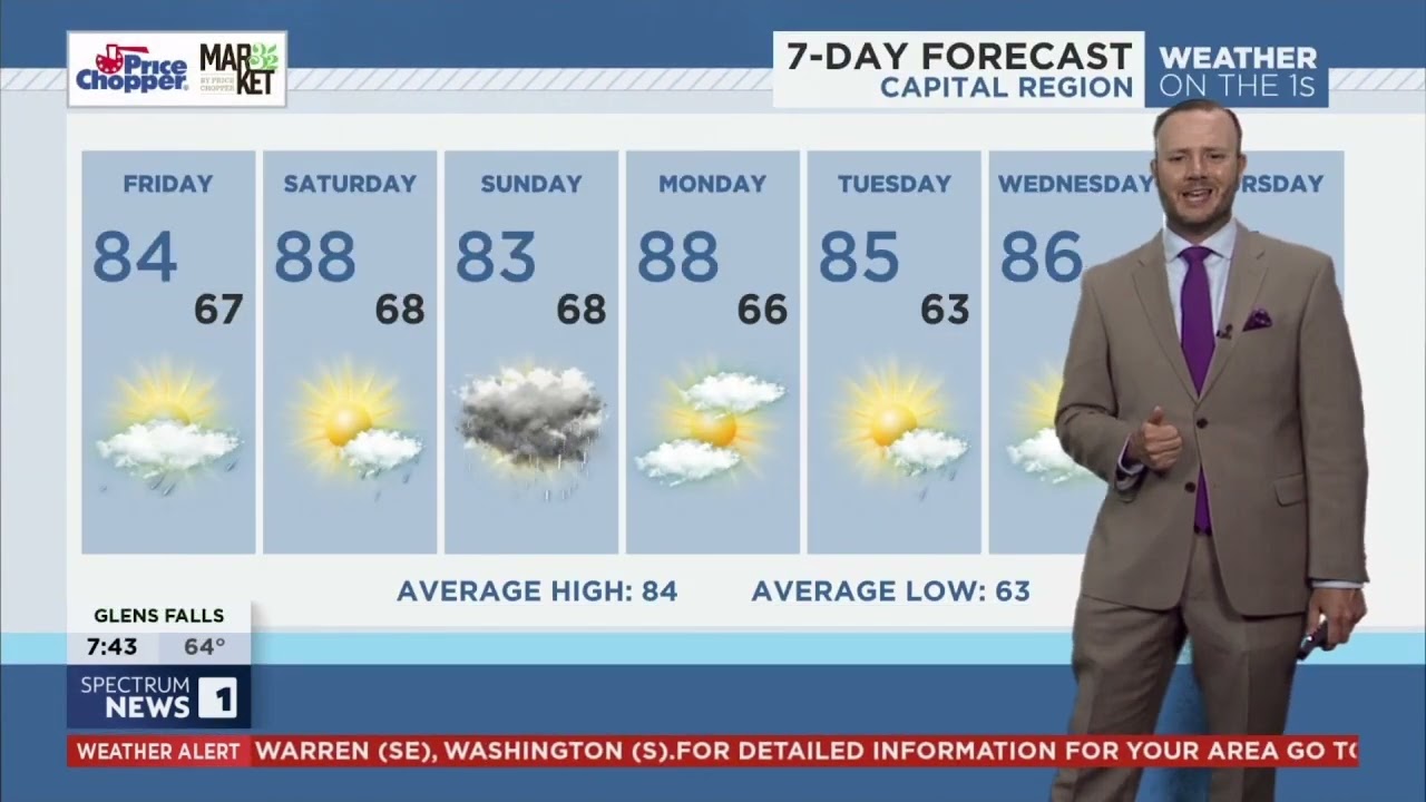 Spectrum News 1 Capital Region (Albany) Severe Weather Coverage July 13, 2023
