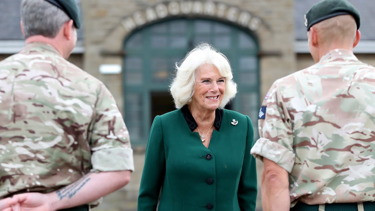 Duchess of Cornwall makes first visit to The Rifles HQ since appointment as Colonel-in-Chief