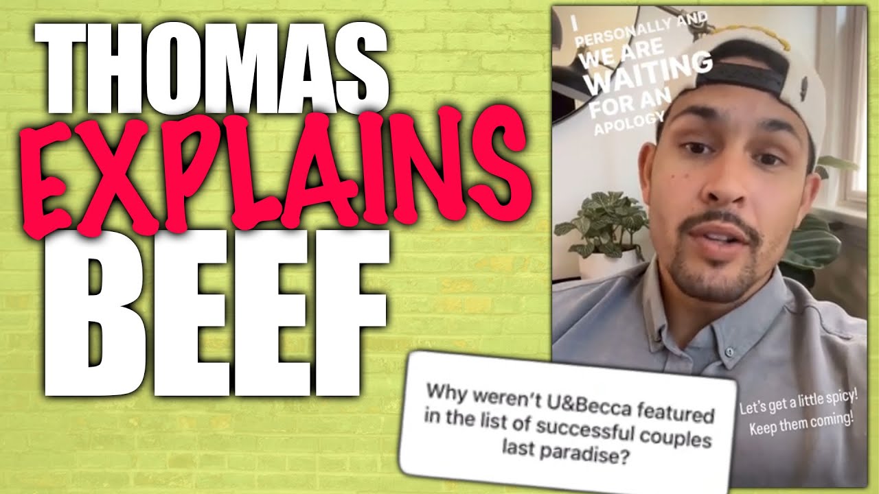 Bachelor In Paradise Star Thomas Explains Why He Won't Work With Bachelor UNTIL They Apologize!