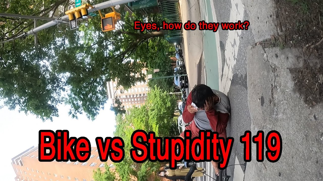 Велосипед против Глупости 119 😷😡🚴💥🚶