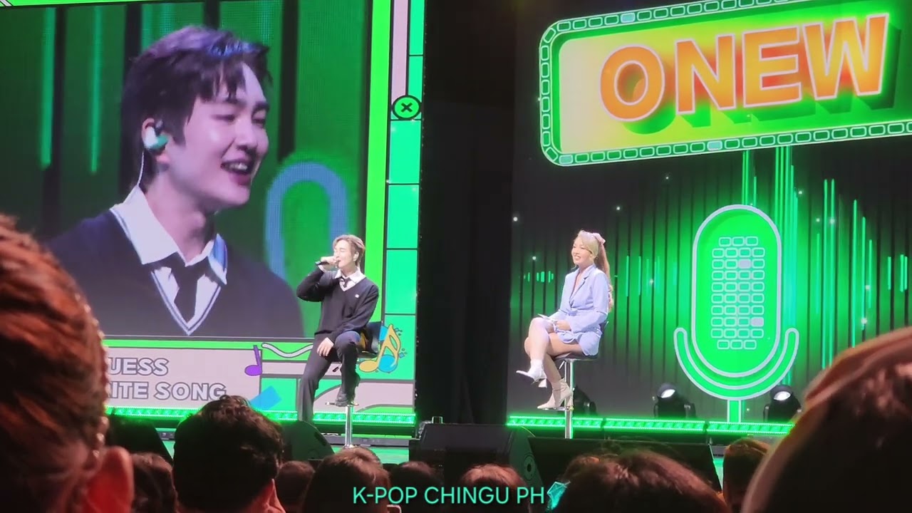 SHINee Onew GUESS Favorite Song | GUESS! ONEW FANMEETING 2024 | 07042024