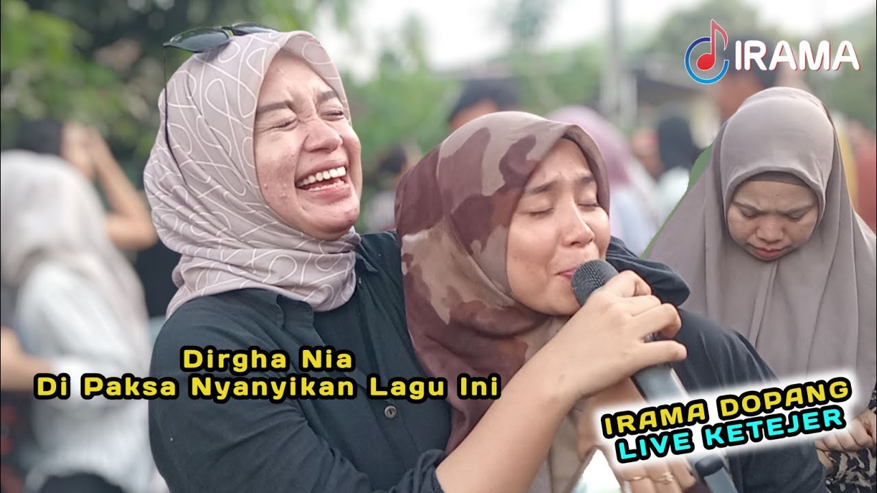 REAKSI DIRGHA NIA KETIKA DI PAKSA NYANYIKAN LAGU INI BARENG IRAMA DOPANG | SUARE LANGAN 2025