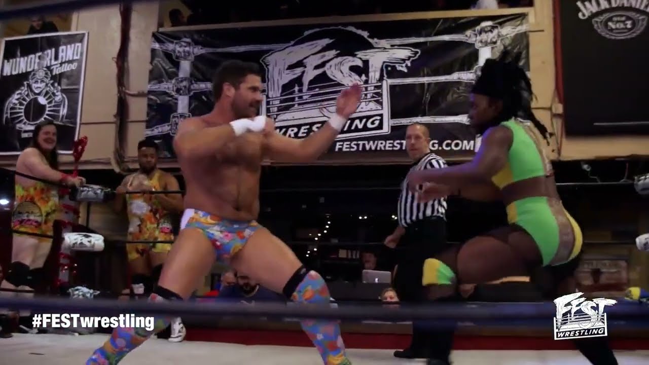 Joey Ryan & Gym Nasty Boyz vs. Savannah Evans & Sawyer Wreck & Trish Adora (Intergender Wrestling)