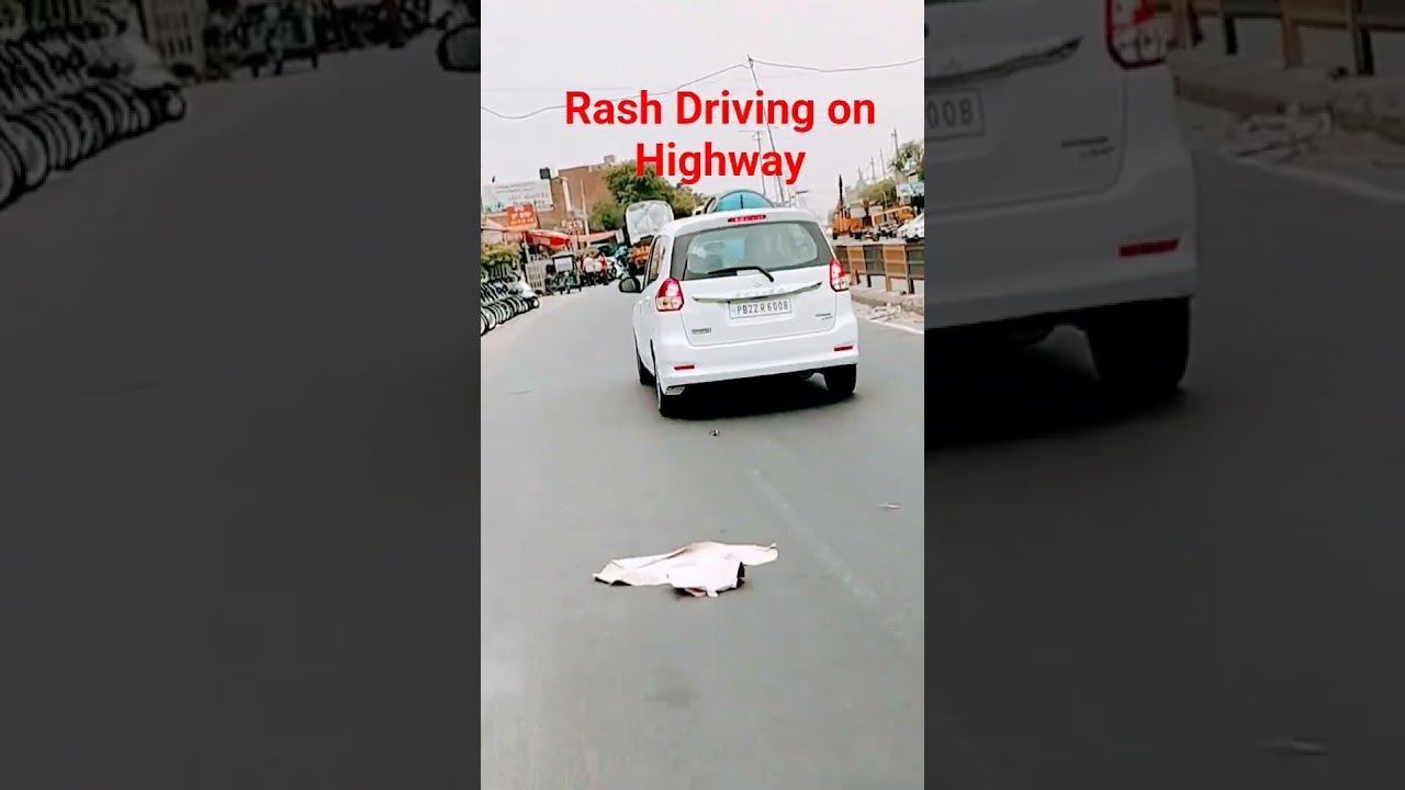 Rash Driving on Highway. #kanavbajaj#indiavlog #minivlog #vlog #motovlog #bike #viral