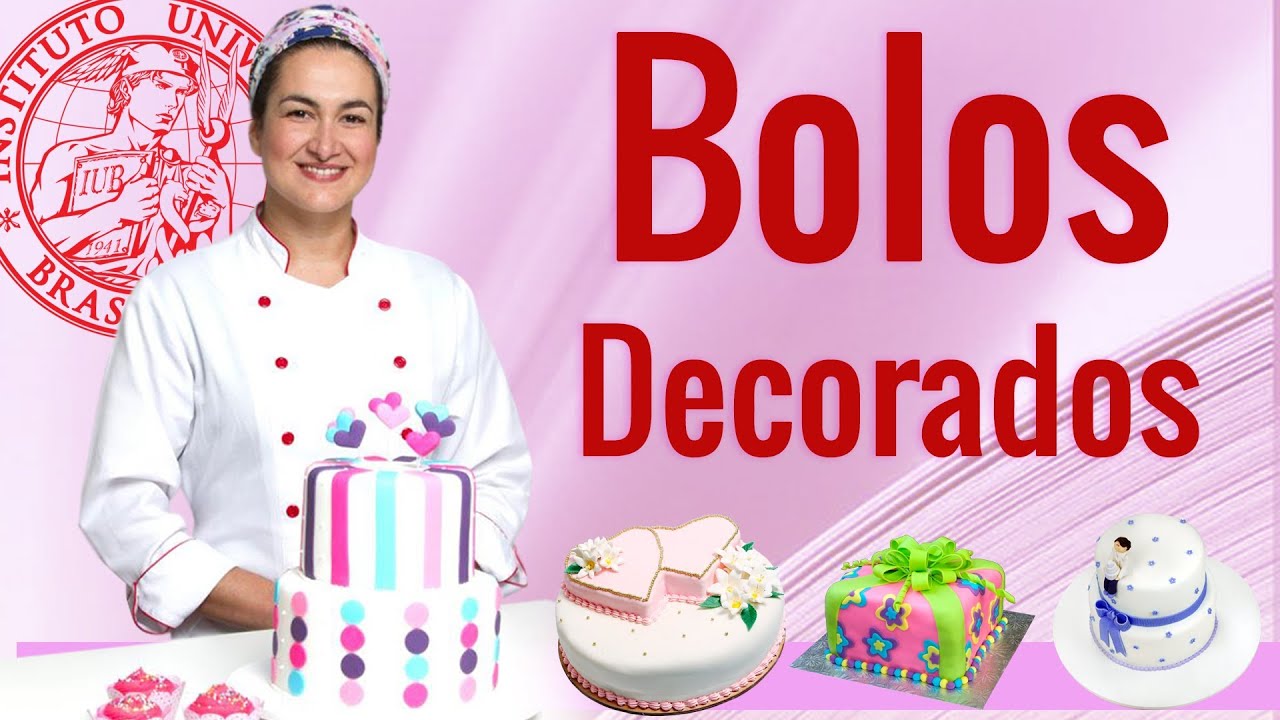 IUB - Curso de Bolos Decorados a distância (Conteúdo da caixa)