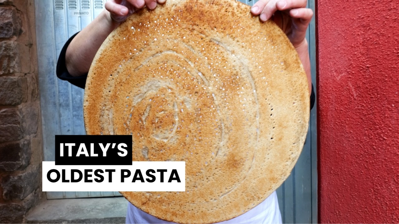 Tuscany’s Forgotten Pasta-Bread Hybrid Cooks at 500°C in Cast Iron | The Lost Breads of Tuscany Ep 1