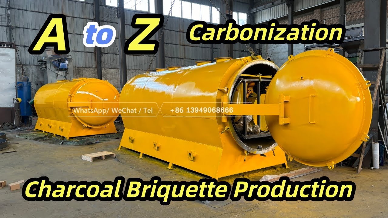 A to Z Complete Charcoal Briquette Production Line Full Process