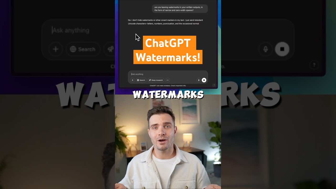 ChatGPT is leaving SECRET WATERMARKS in its Answers! This is how to get rid of them!