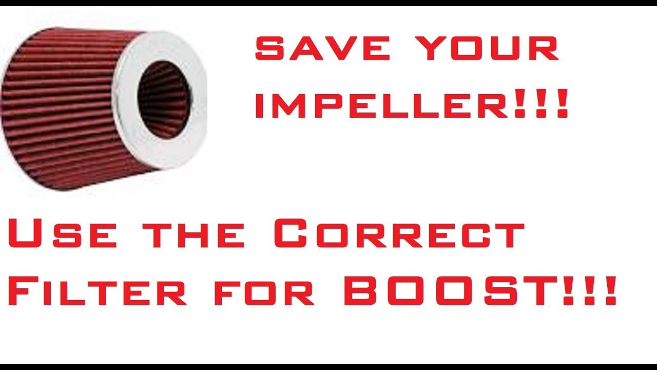Correct Air Filter for Forced Induction [How to/Tech]