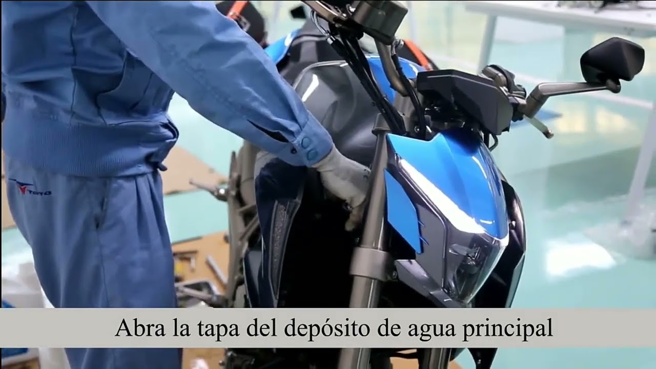 zontes t 310/350 # Remplazo líquido anticongelante