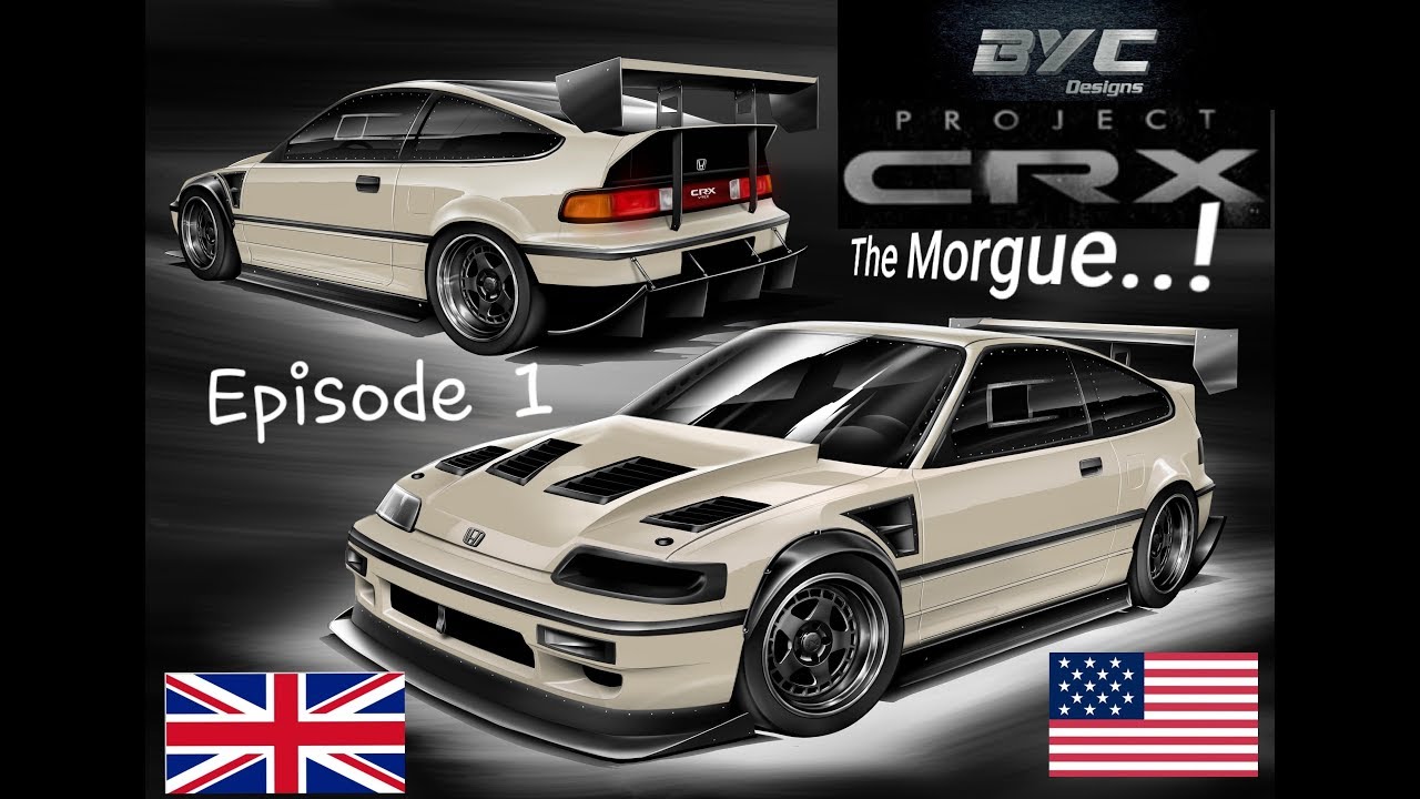 J swap CRX J2K Seq AWD ( The Morgue ) Episode 1