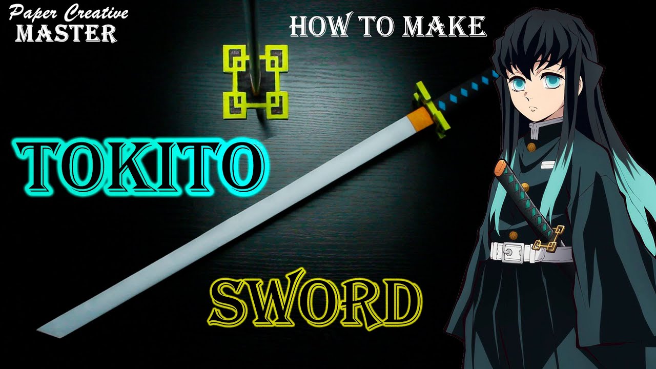 How to make a Demon Slayer Muichiro Tokito Nichirin Sword. Kimetsu no Yaiba