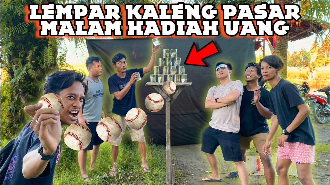 Lomba Lempar Kaleng Pasar Malam Banyak Hadiah