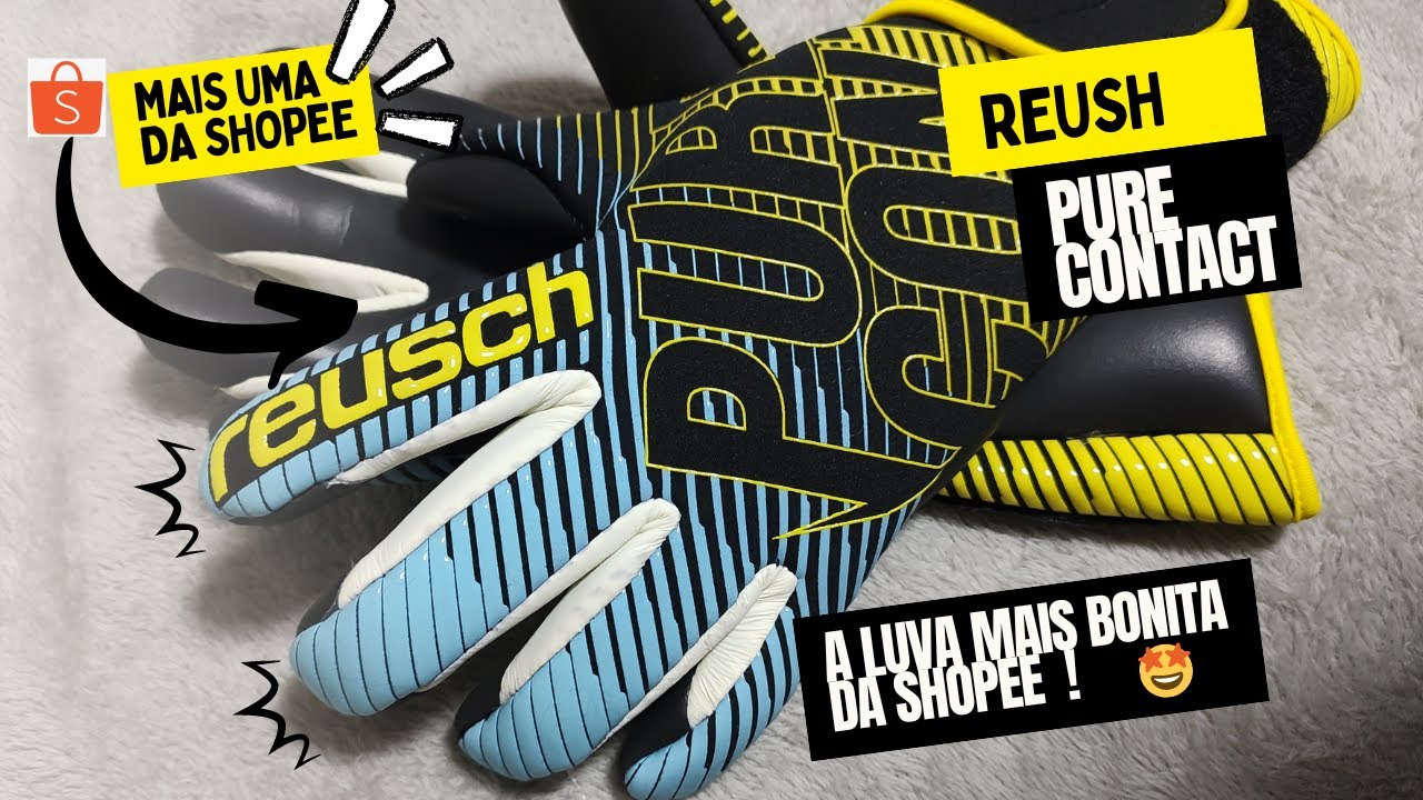Luva de Goleiro Reush Pure Contact ( Réplica Shopee) Teste e Review