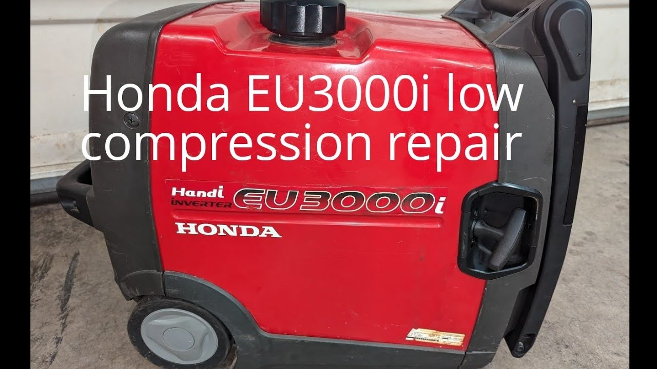 Honda Generator EU3000i - восстановление двигателя с низкой степенью сжатия! Замена оригинальных ...