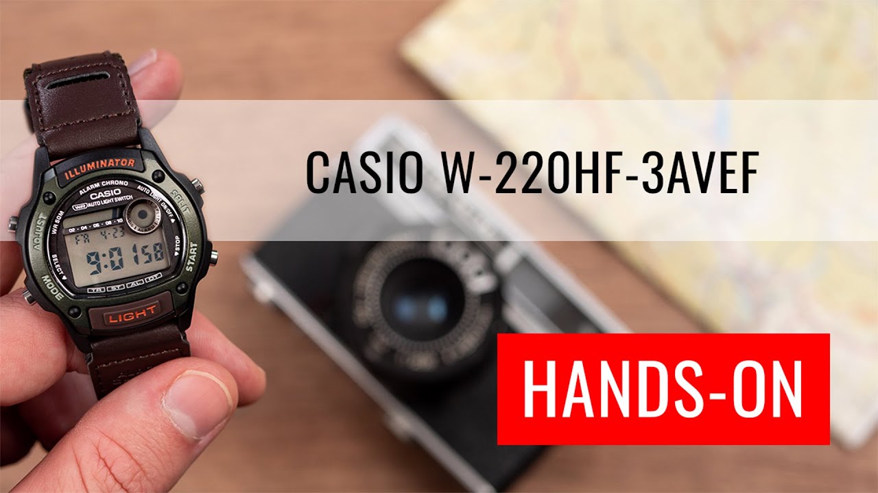 HANDS-ON: Casio Collection W-220HF-3AVEF