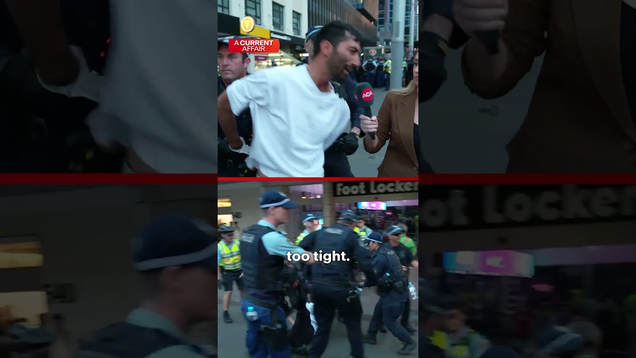 Sydney protesters rally for a second night after violent clashes with police | A Current Affair