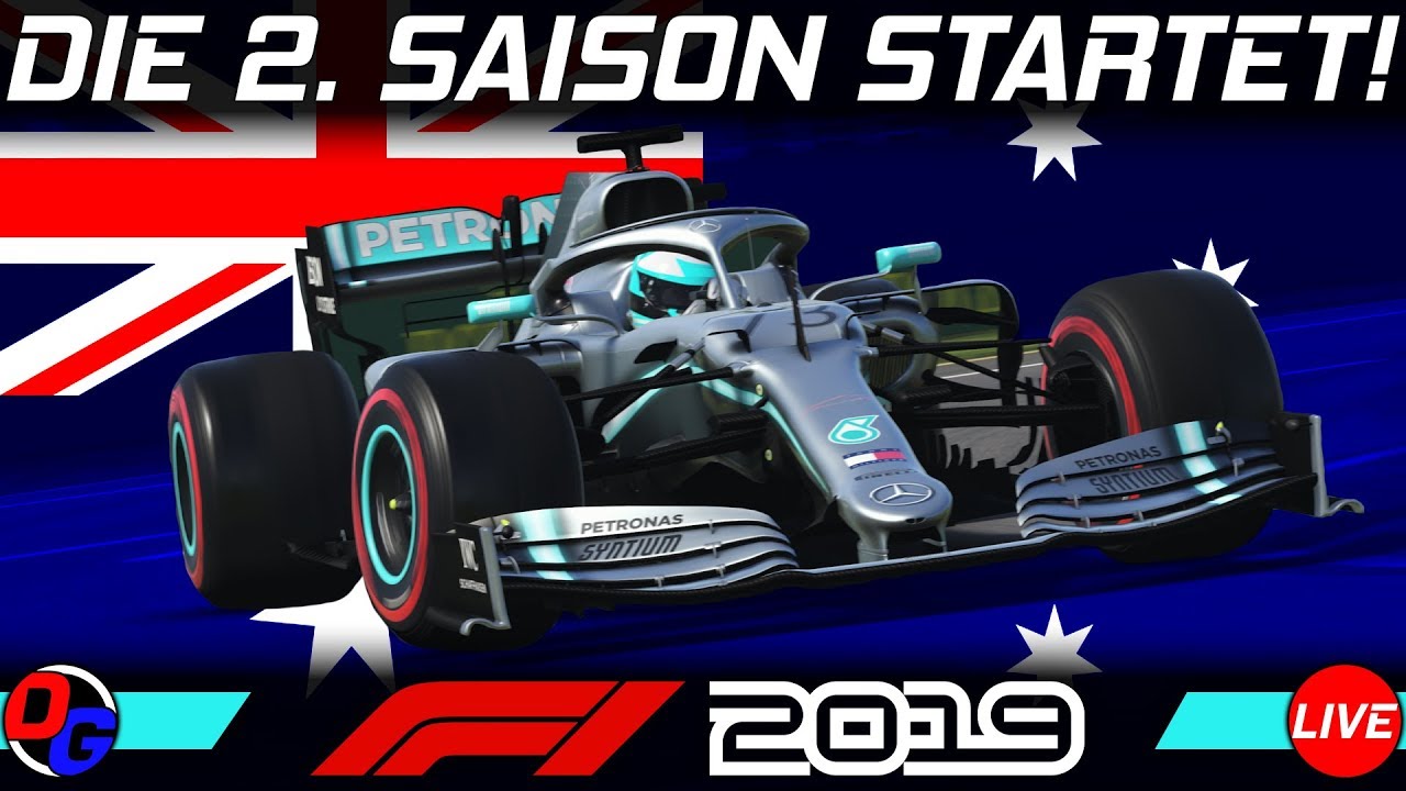 F1 2019 KARRIERE Saison 2 #1 &ndash; Start in Melbourne! | Let&rsquo;s Play Formel 1 Deutsch Livestream German