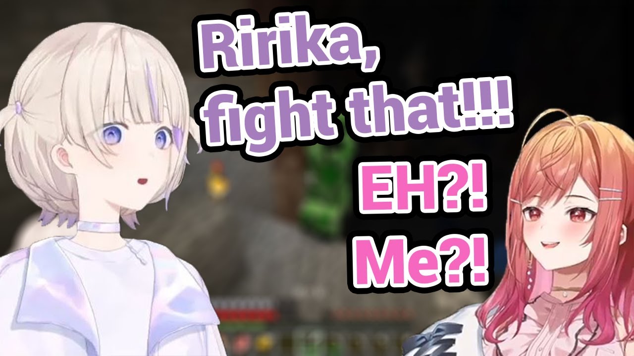 Minecraft is just too Scary for Hajime......but Her Scream is so CUTE!