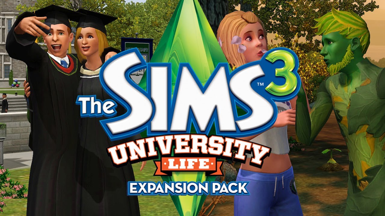 The Sims 3 University Life - Hair, Clothing, & Objects!