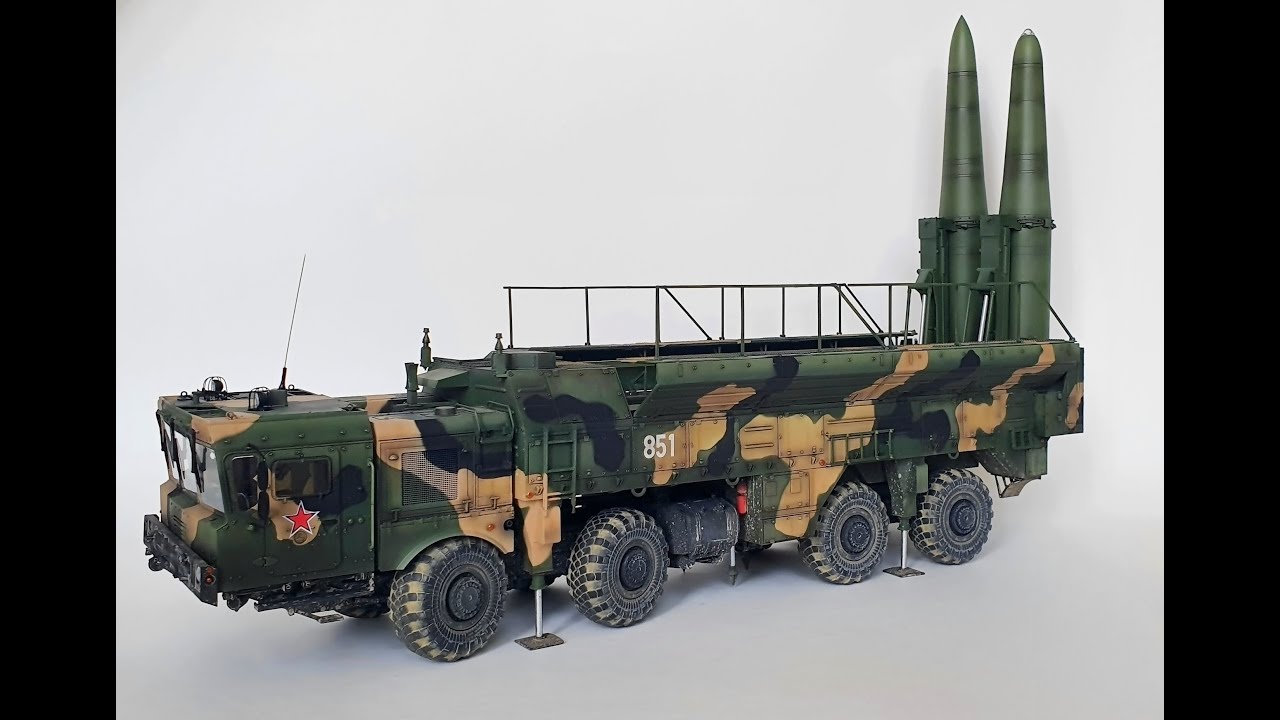 Сборка модели ОТРК Искандер-М (SS-26 Stone) от trumpeter в масштабе 1/35