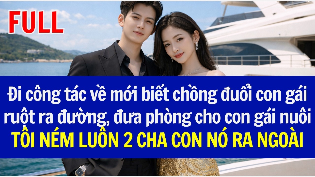 Chồng đuổi con gái ruột ra đường, đưa phòng cho con gái nuôi, TÔI NÉM LUÔN 2 CHA CON NÓ RA NGOÀI