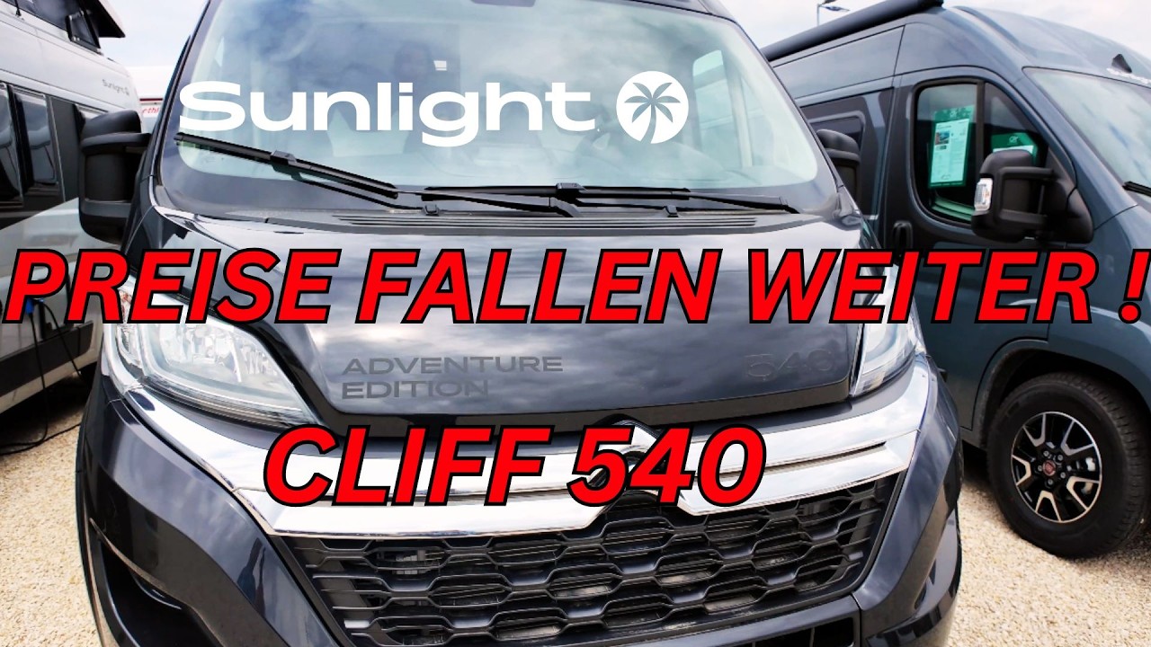 Der sunlight adventure cliff 540 bei GÜMA in Wertheim , wir zeigen euch den kleine Kastenwagen