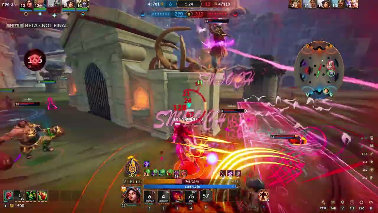 Team Lose Mirror Match Pele | Pele | Arena Match | Smite 2