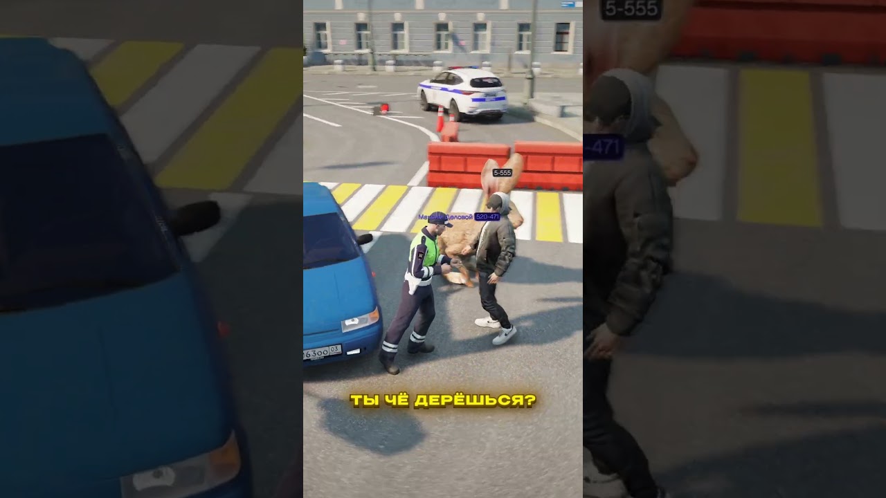 АВТОПОДСТАВА ДПС С КРОЛИКОМ ПРОТИВ ДВЕНАШКИ (GTA 5 RMRP)